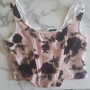 Pink Velvet Corset